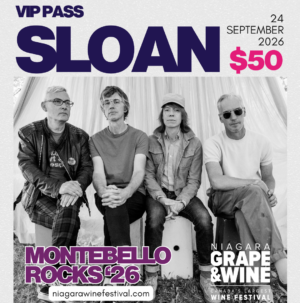 SLOAN rocks the Niagara Grape & Wine Festival September 24th