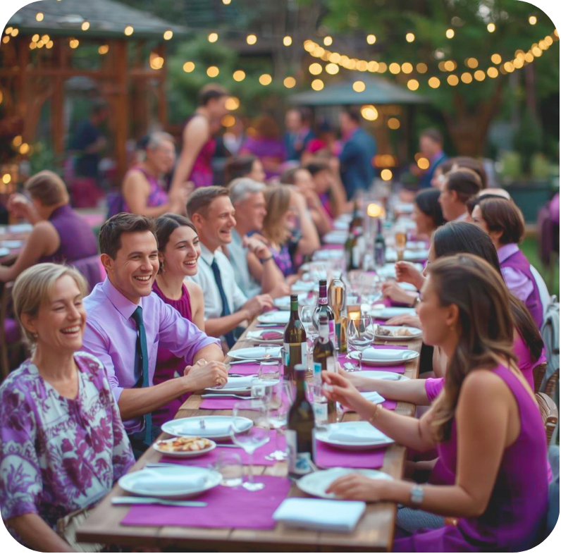 Dîner en Violet